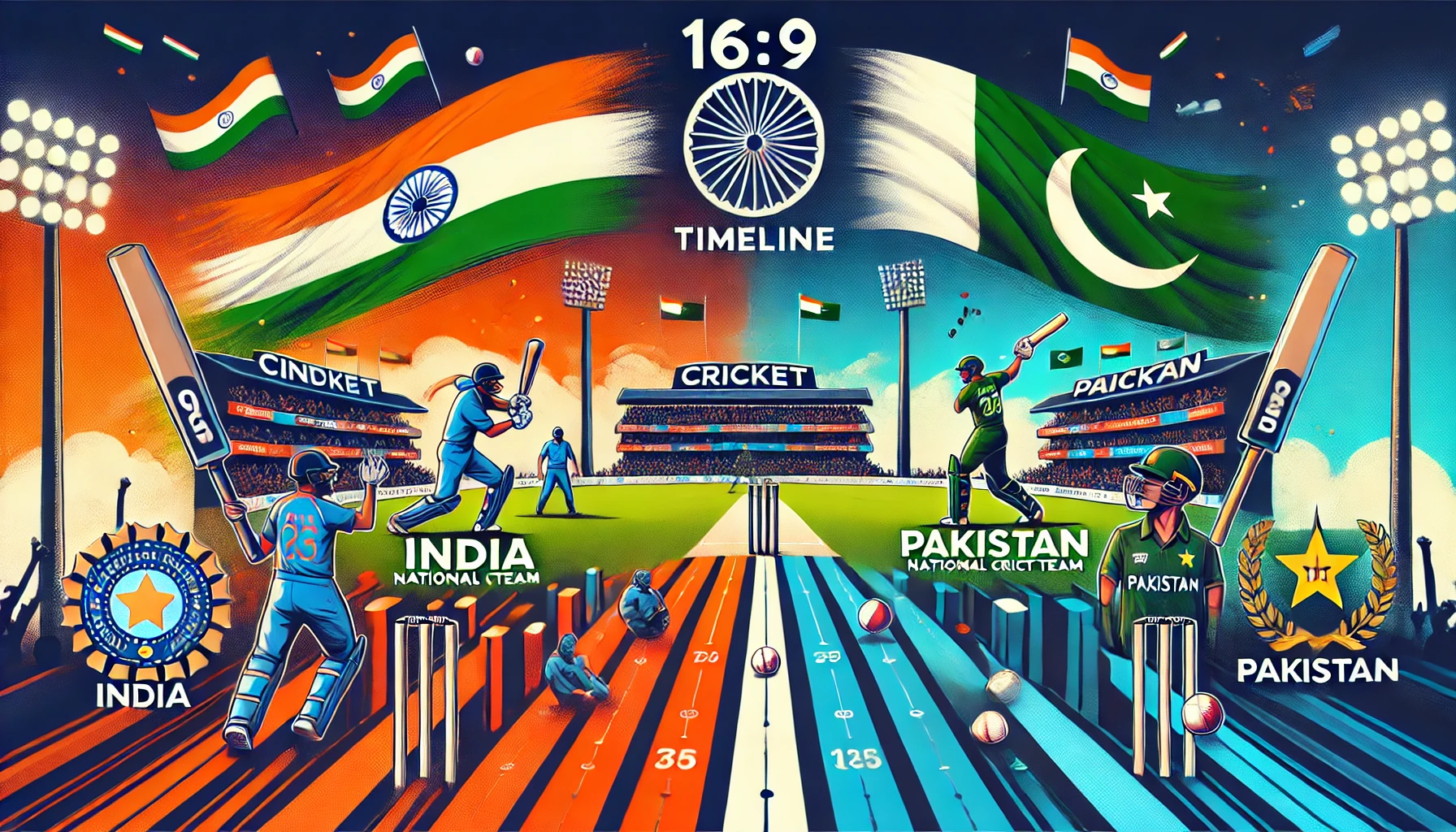 India National Cricket Team vs Pakistan National Cricket Team Timeline