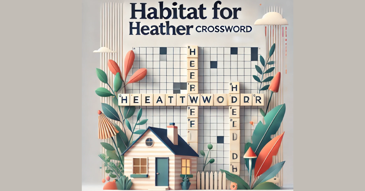 HABITAT FOR HEATHER CROSSWORD