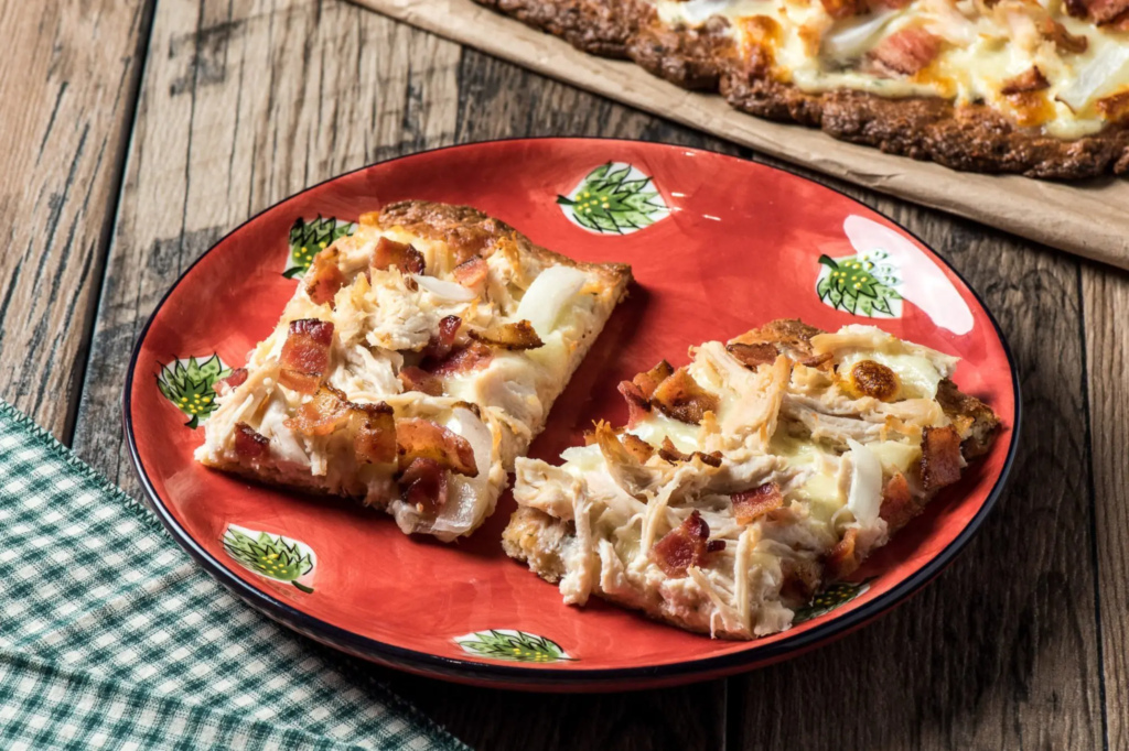 chicken bacon ranch flatbread